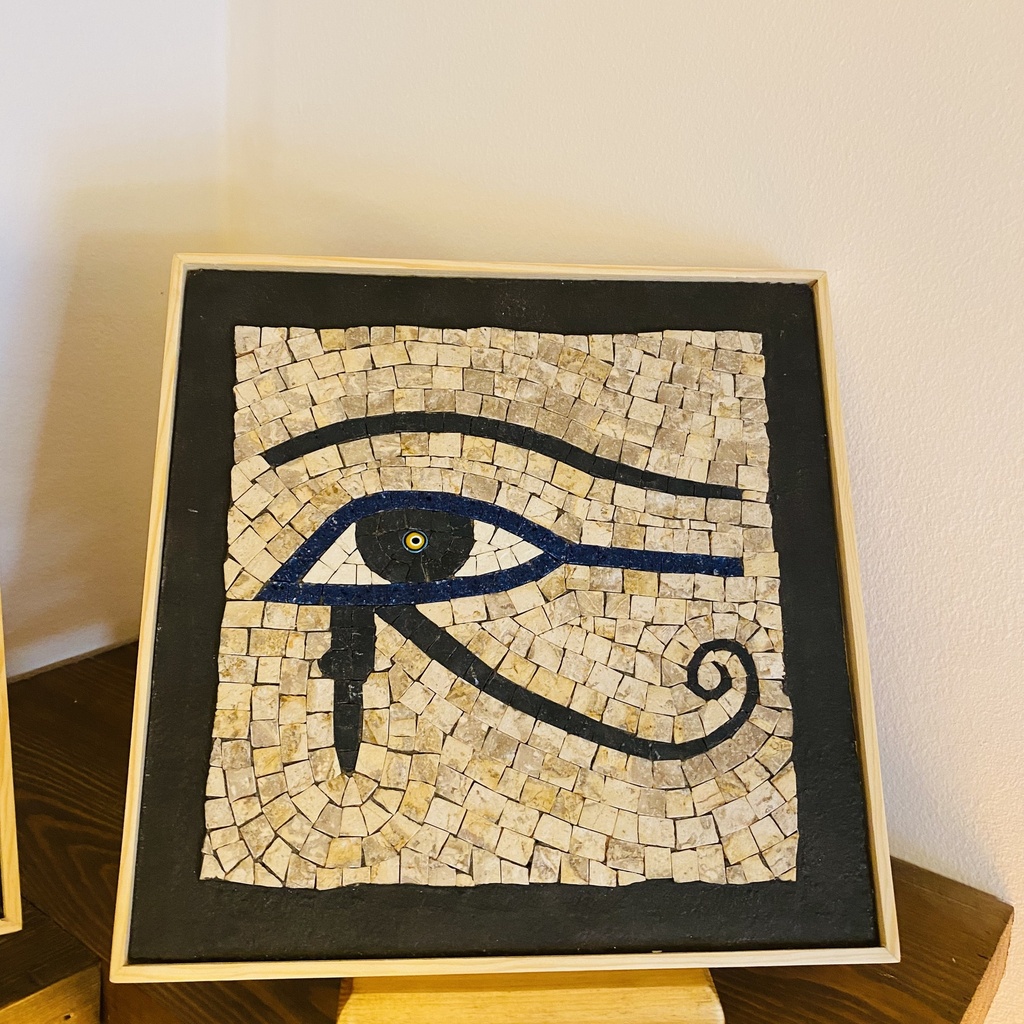 Eye of hours  with Cement (FRAMED)