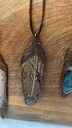 Natural pheasant’s feather Necklace