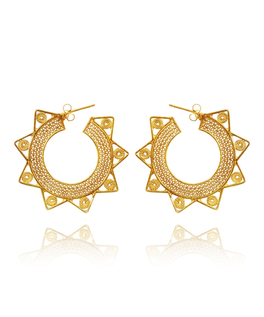 Filigree Sun Rays Earrings