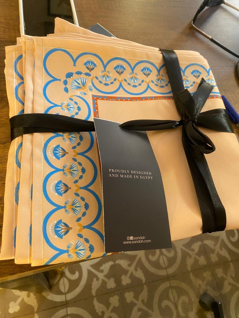 Blue Lotus Napkins (Set of 6)