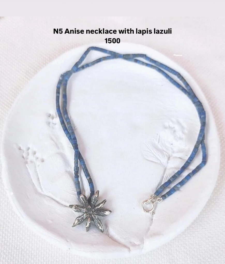 N5 Anise Necklace With lapis Lazuli