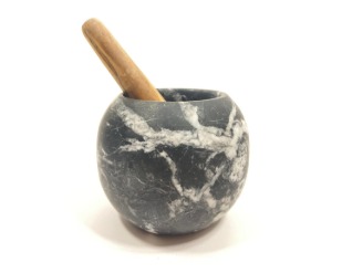 Mortar round pestle - Round
