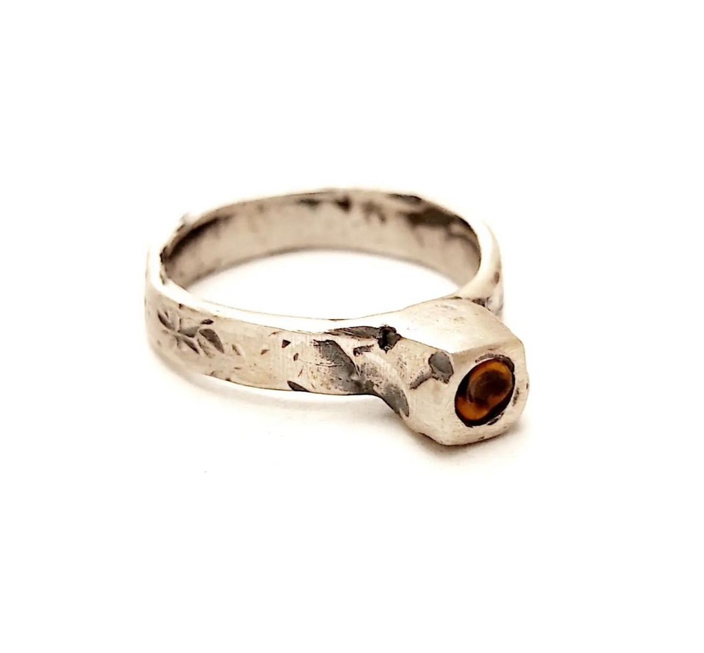 R11 étoile Orange Ring
