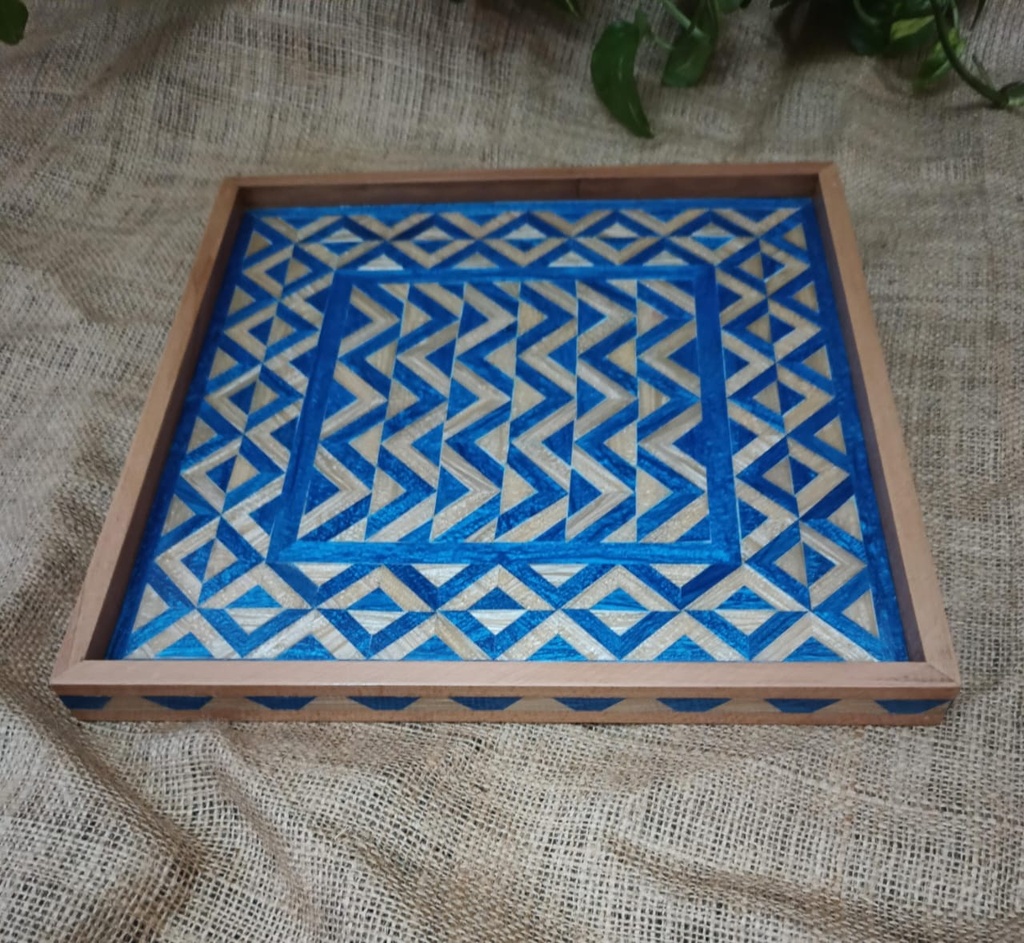 Square Acrylic Geo Tray