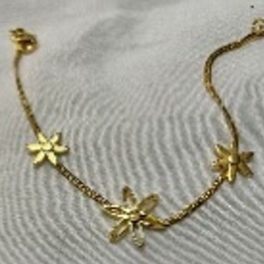 the 3 golden solid seed Bracelet
