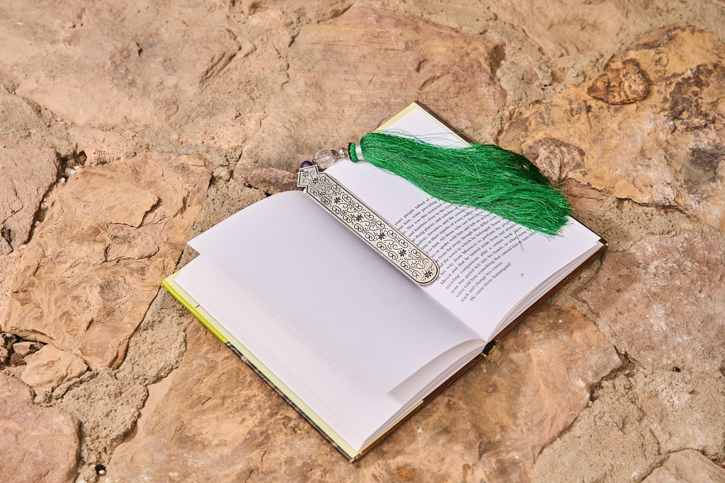 Bookmark With Colored Silk Tassel