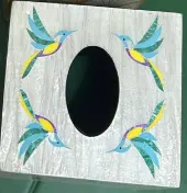 Birds of Paradise  Tissue Box