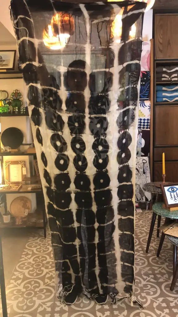 Tie & dye scarf 1 