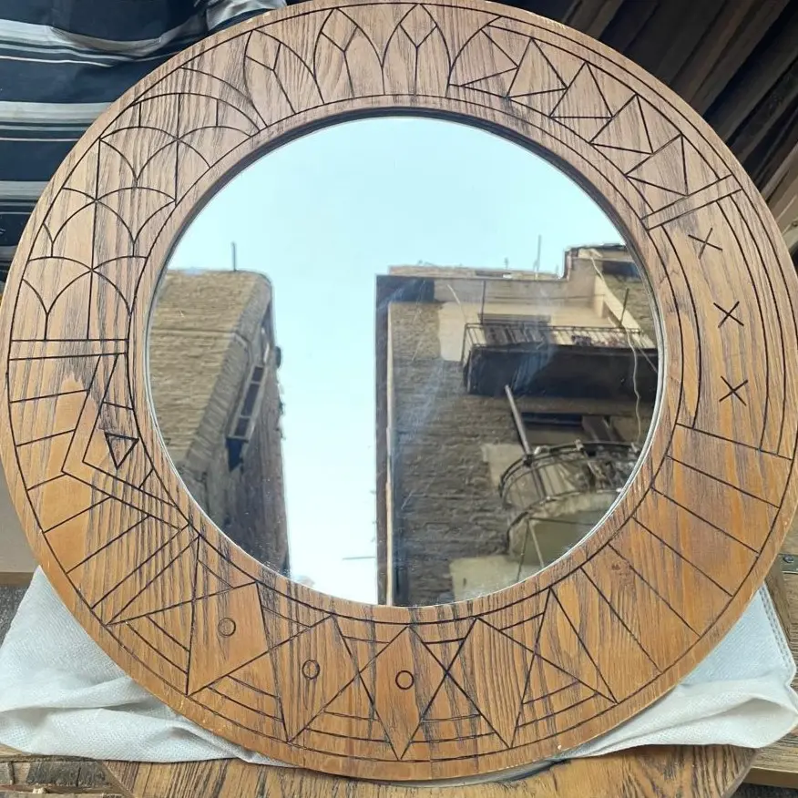 Roots Round Mirror 2