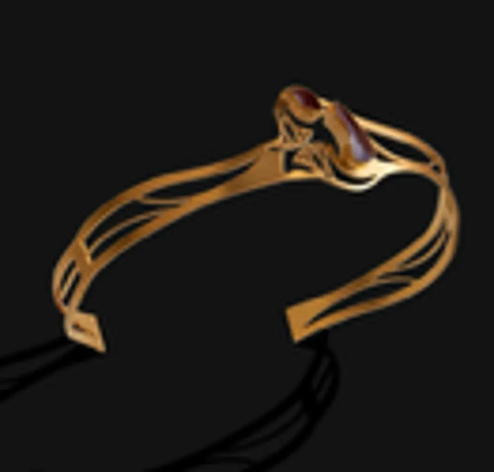 Lotus Ruby choker