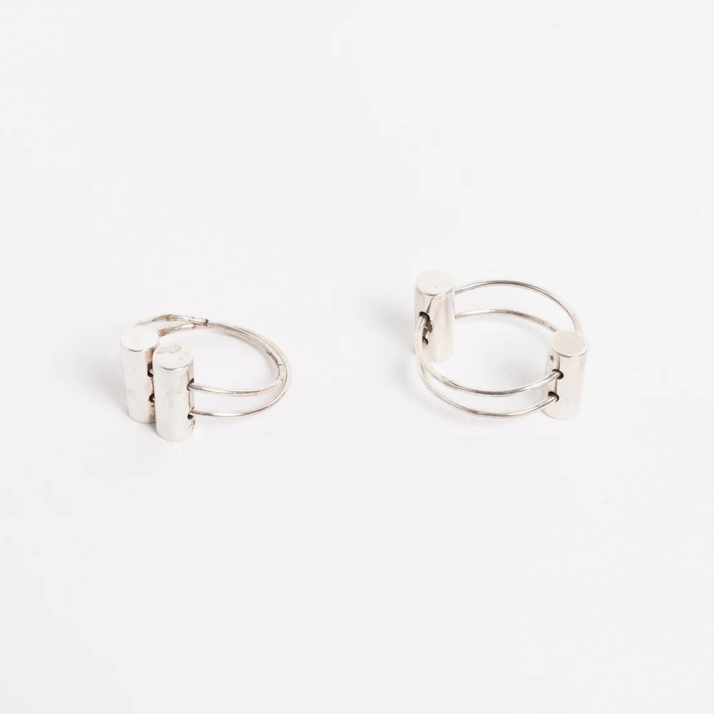  Double Tube Twist Ring