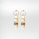Tear Drop Contour Earrings
