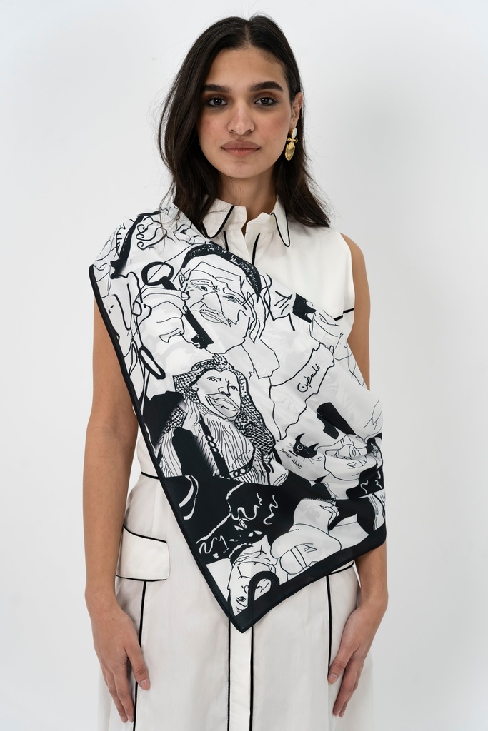 Land owner & the key (Satin-Silk) (Square)