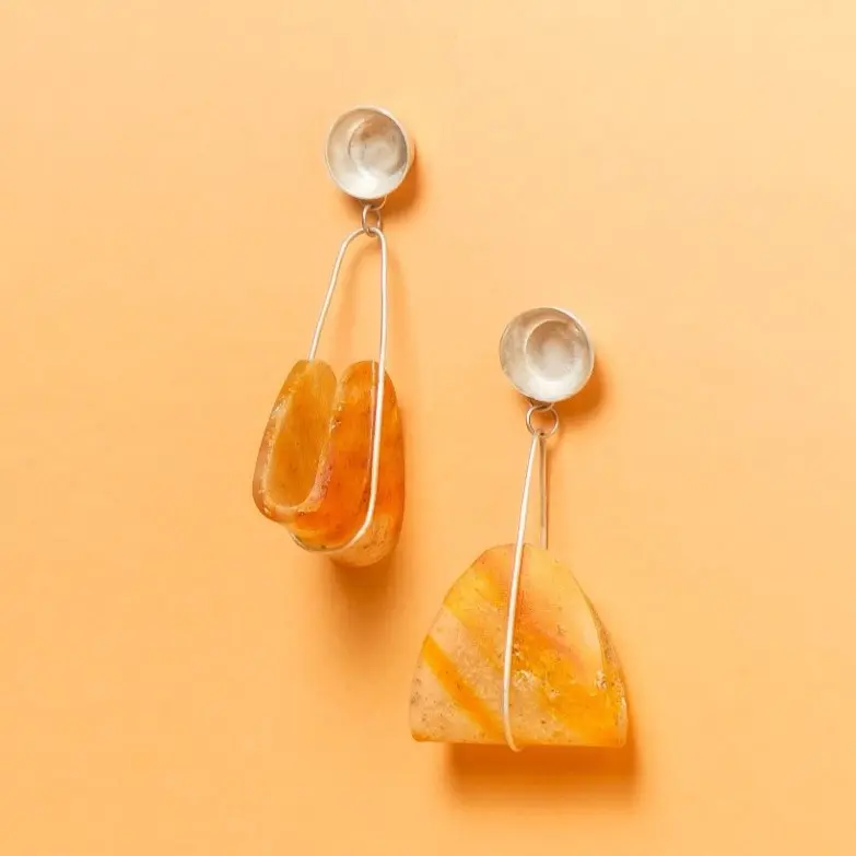 DYNAMIC Orange Earrings