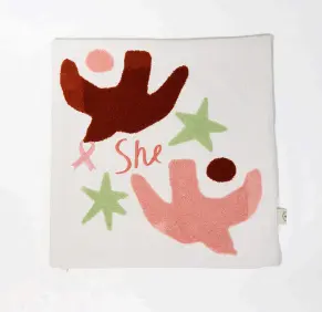 SHE Tufted Pillow Cover (SHE CAMPAIGN)