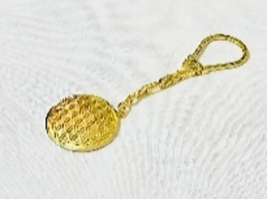 the original flower of life gold with matte layer key chain NKC05G 