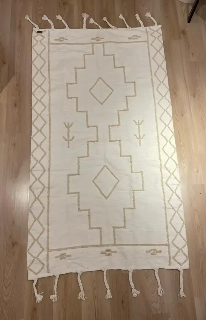 Off White Dia Wool Kilim (120*180cm)