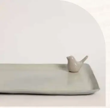 Large Rectangular Tray WZ BIRDS