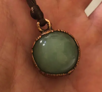 (GYN018) Aventurine sphere Necklace