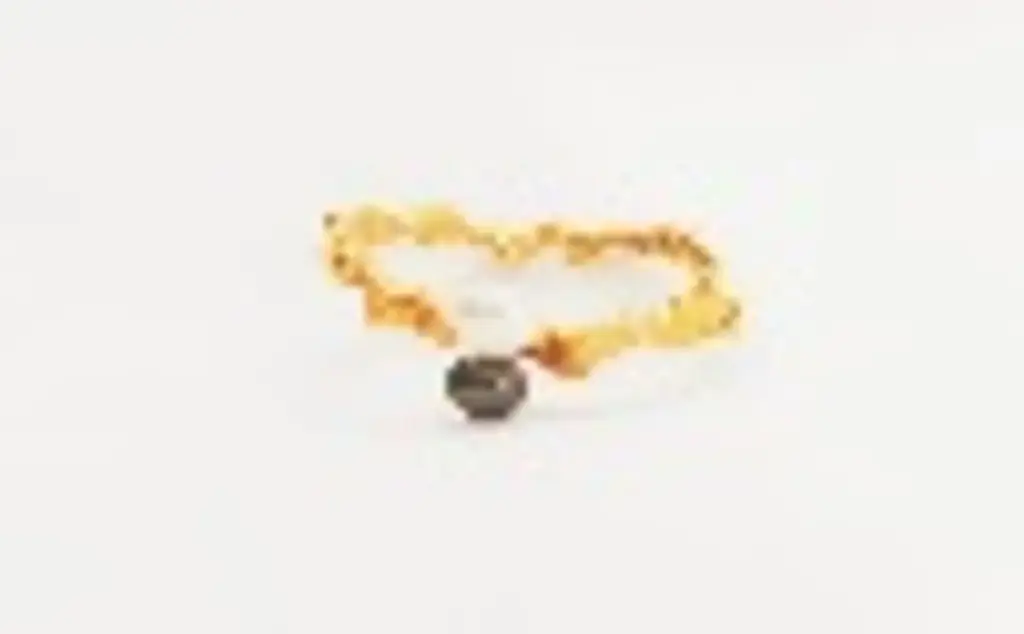 Organic Collection, Handmade, Sterling Silver, Gold Plated Beads With White&brown Pearls Ring