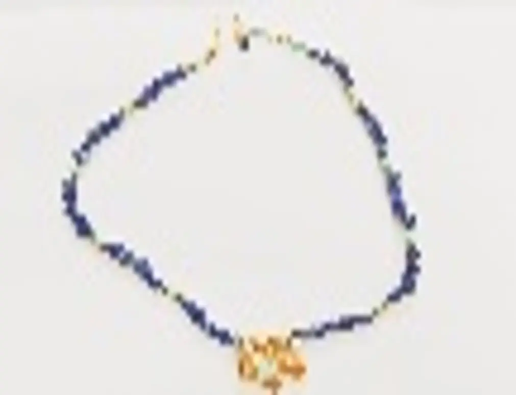 Pharaonic Collection ,Nekhau Fish Amulet , Handmade Sterling Silver, Gold Plated Fish Necklace With Original Turquoise Stones