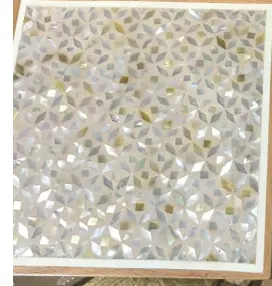 Tea Box White (Square) (Mother of Pearl)