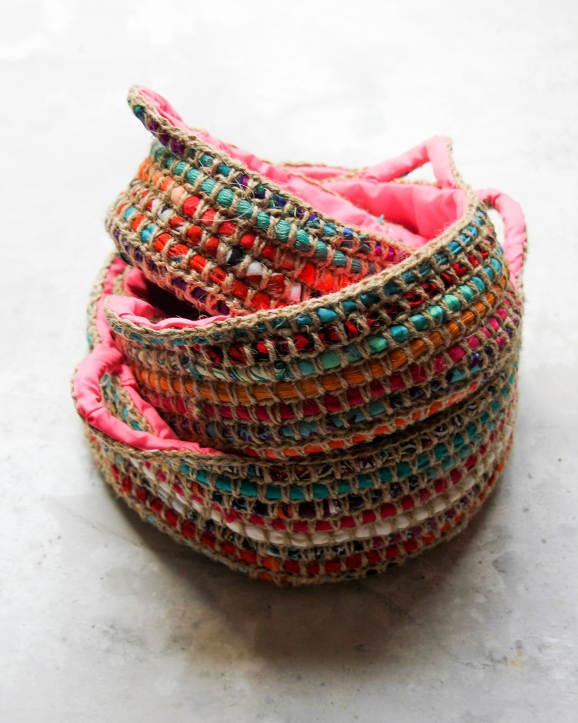 Fabric Baskets (Set of 3)
