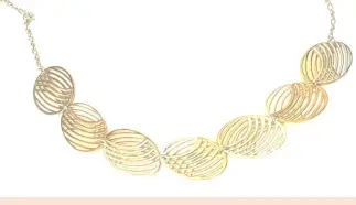 (Kaleidoscope Collection) New Short Necklace 6 element Oval Small