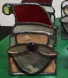 Santa Candle Holder