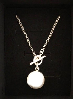 Mini Flat Pearl Necklace