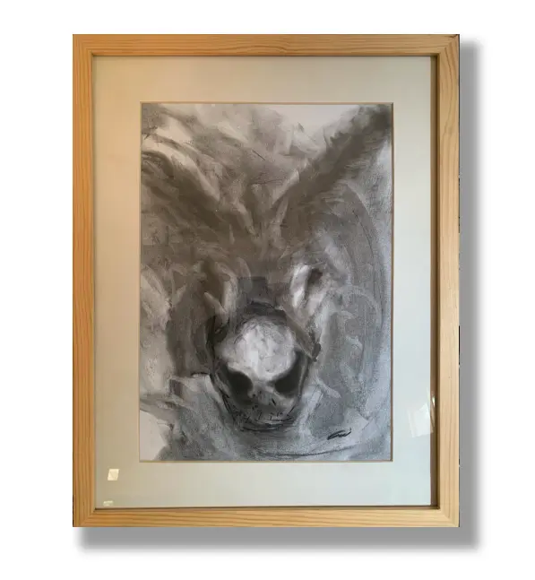 Youssef “JoJo” Charcoal Painting 