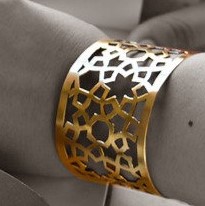 Gulshani Geometric Pattern Bracelet