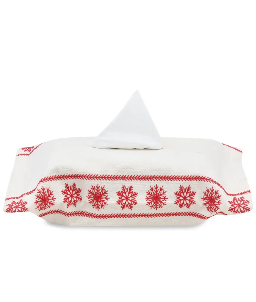 Snowfall Tissue Box
