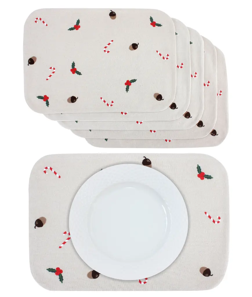 Tis The Season Placemat Set of 6 
