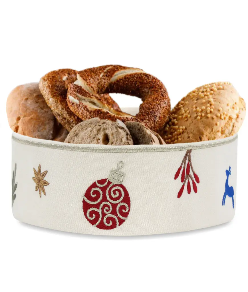 Festive Ornaments Breadbasket