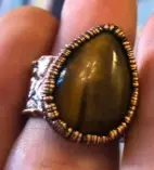 (GYR032) Tiger Eye Ring