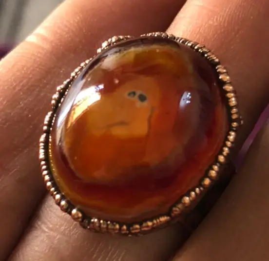 (GYR027) Agate Ring