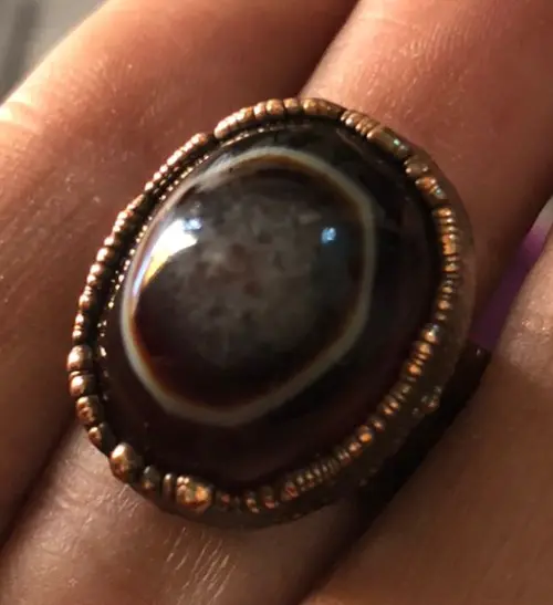 (GYR028) Agate Ring