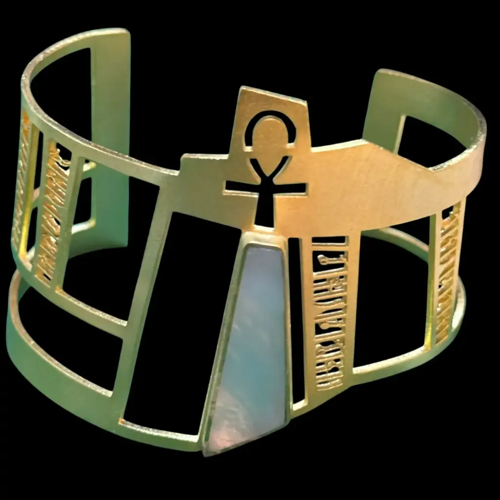 Ankh pearl bracelet  