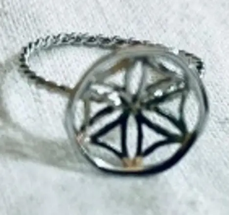 original empty seed of life gold size 1*1.5cm