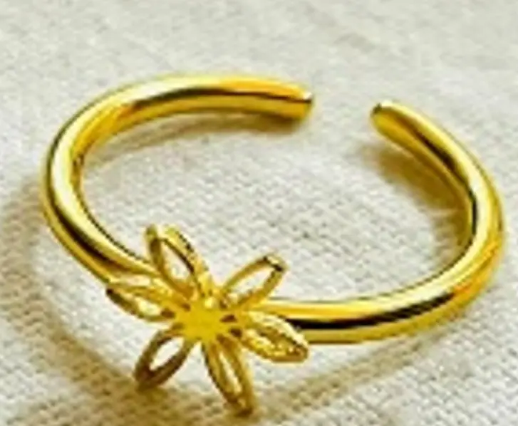 small empty seed of life gold without outside circle