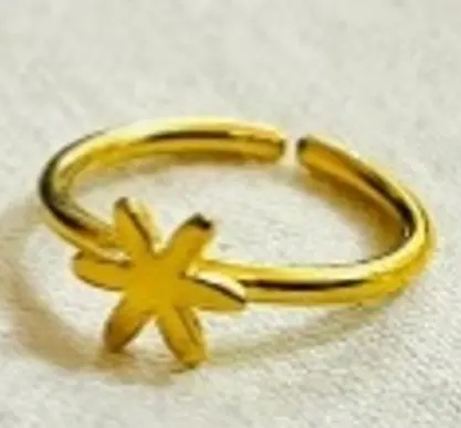 small solid seed of life gold without outside circle