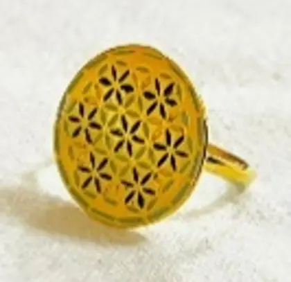 the 7 flowers 2cm colred ring