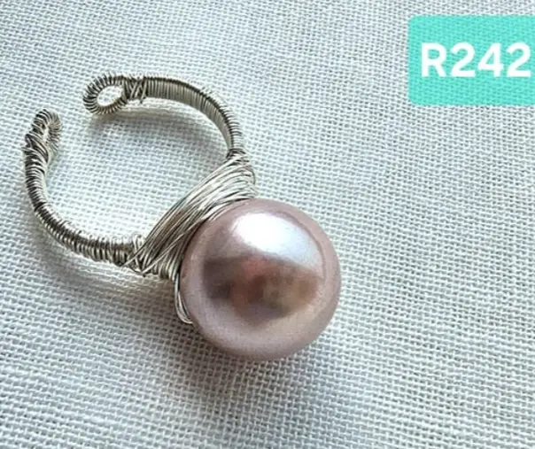 (R242) Spanish Majorca Pearl Rings