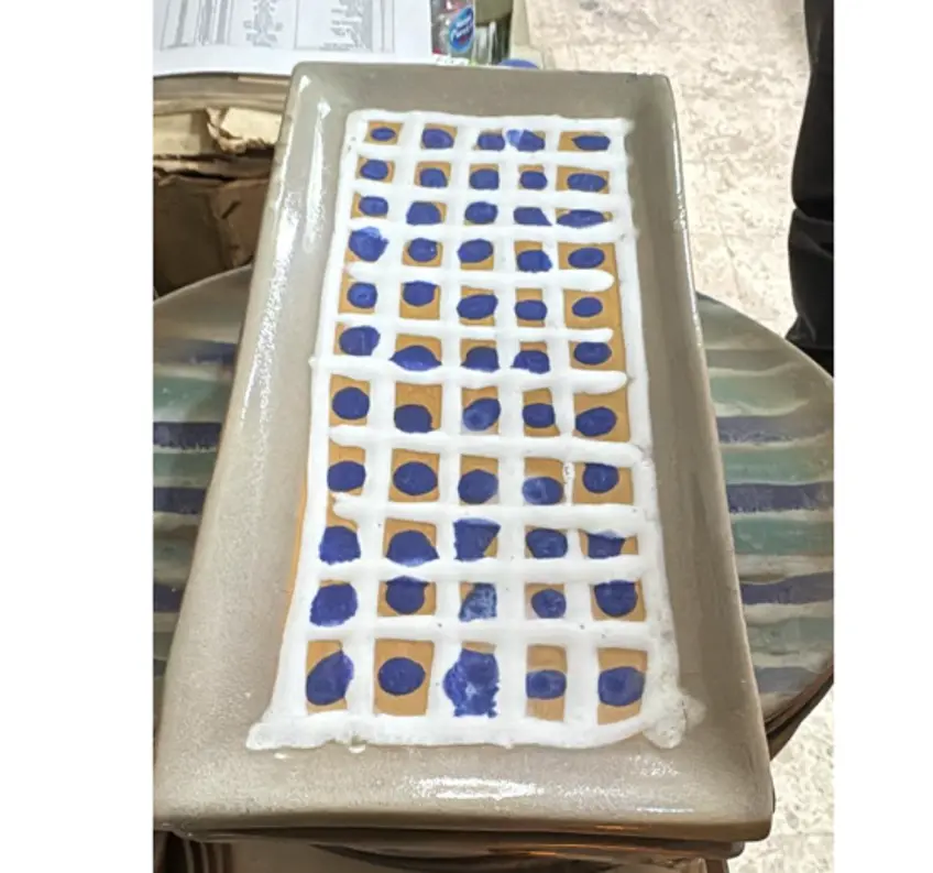 Cake rectangular plate 30*15cm
