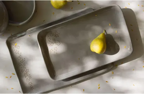 Engraved Small Rectangular tray (Ramadan) (Hal Hilalo)