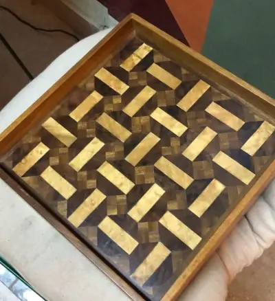 Qalawun Tray (Small) (Dark Brown)