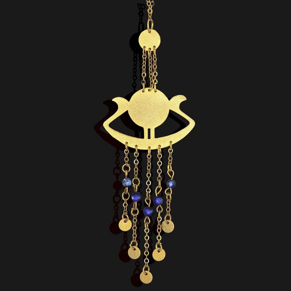 Sun Boat Necklace
