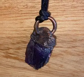 (GYN083) Black Tourmaline Necklace