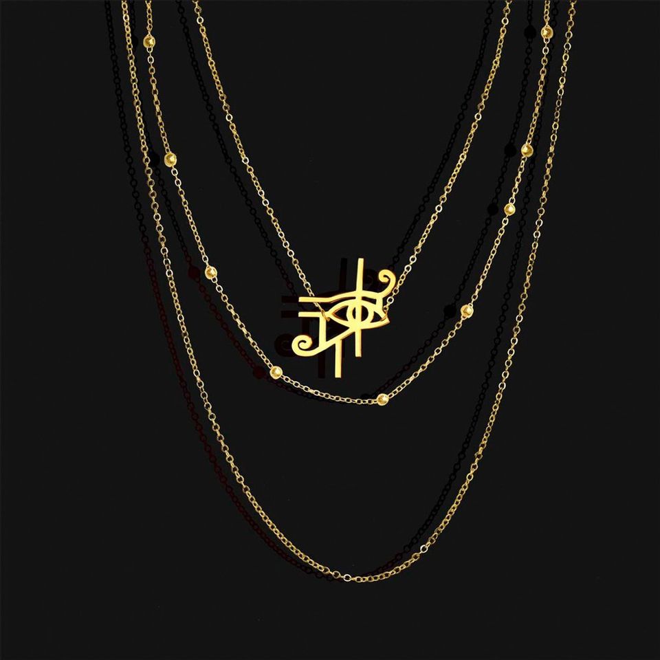 Eye Of Horus Necklace (Layered)